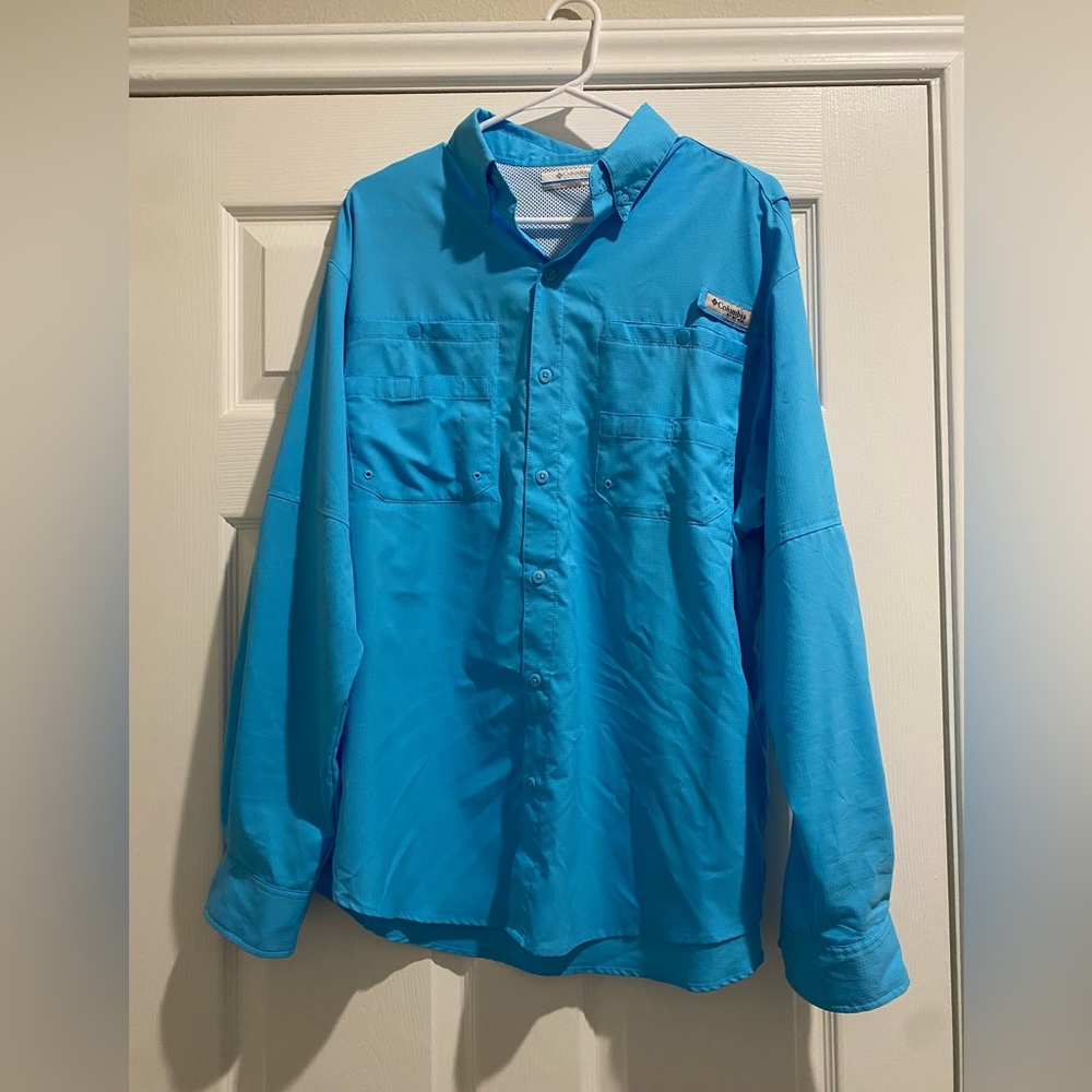 Columbia fishing long sleeve shirt